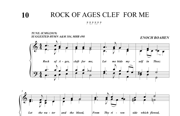 Hymn Tune ( ICMG 2019)