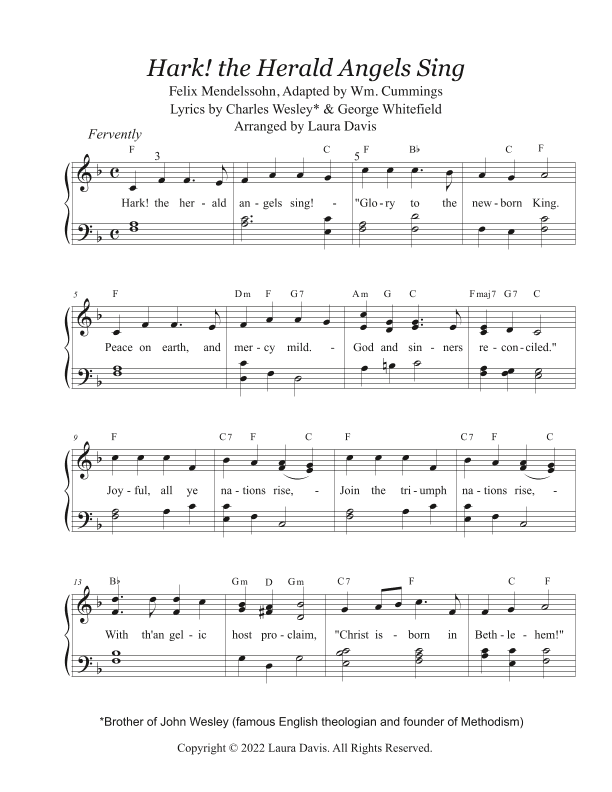 Hark! the Herald Angels Sing (arr. Laura Davis)