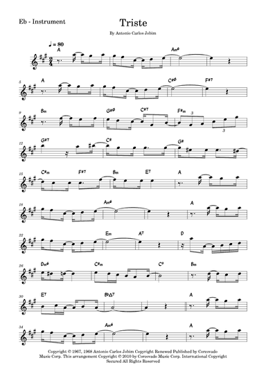 Triste (arr. Fabio Eduardo de Oliveira)