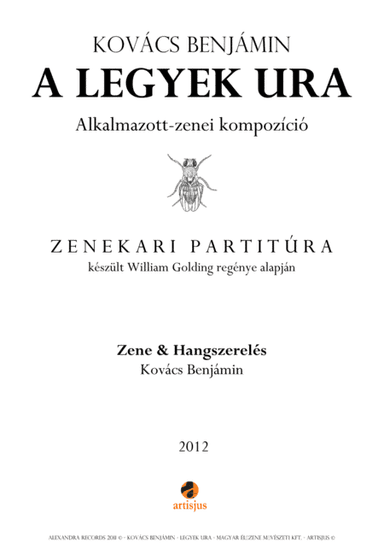 Benjamin Kovacs - Lord of the Flies full orchestral score