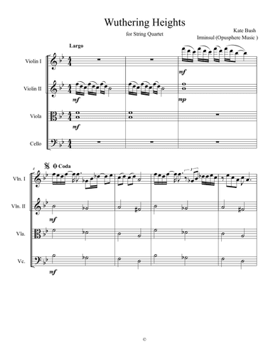 Wuthering Heights (arr. Irminsul (Opusphere Music))