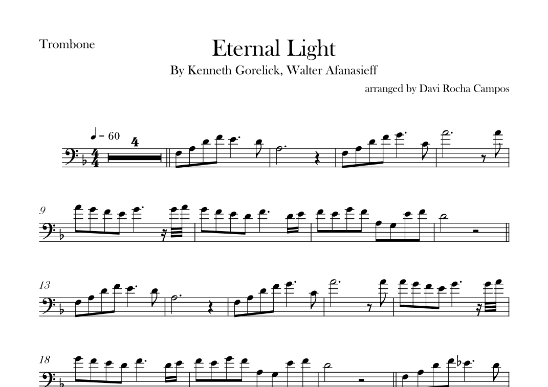 Eternal Light (arr. Davi Rocha Campos)