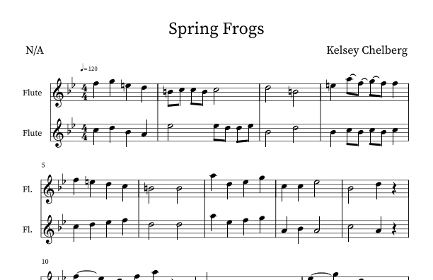 Springing Frogs