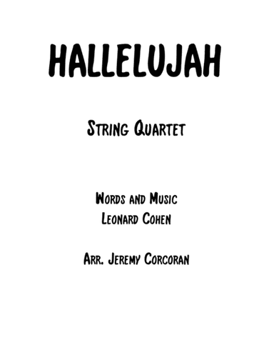 Hallelujah (arr. Jeremy Corcoran)