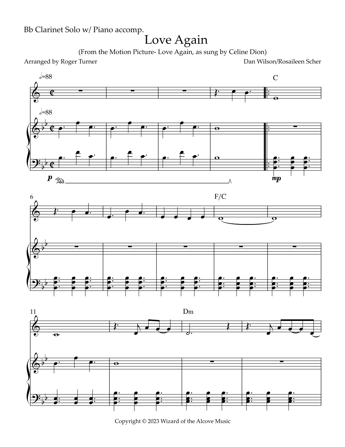 Love Again (arr. Roger Turner)