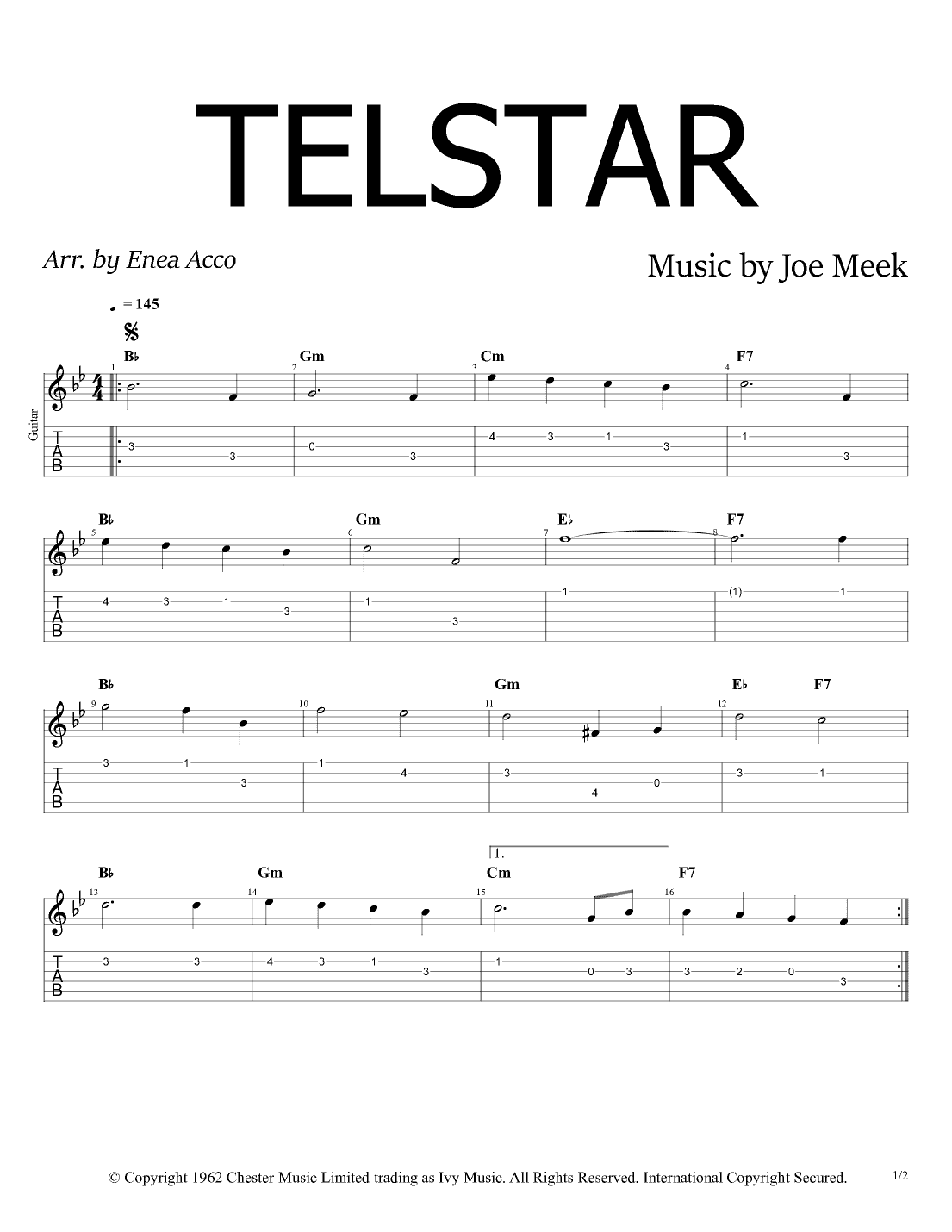 Telstar (arr. Enea Acco)