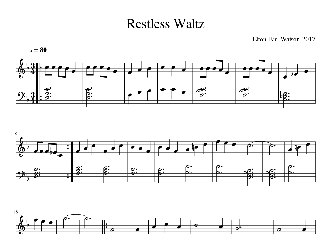 Restless Waltz