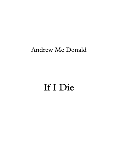 If I Die