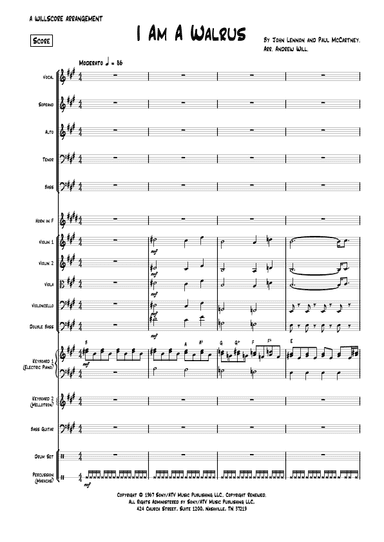 I Am The Walrus (arr. Andrew Will)