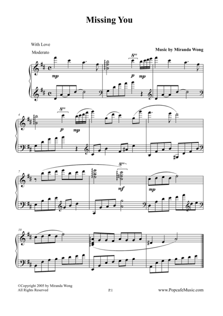 Missing You - Romantic Piano Music