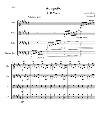 Adagietto in B Major