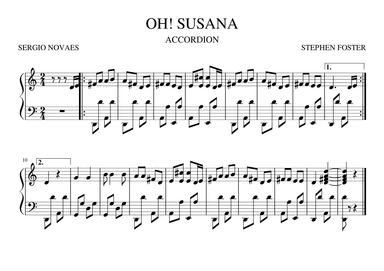 OH ! SUSANA (arr. SERGIO NOVAES)