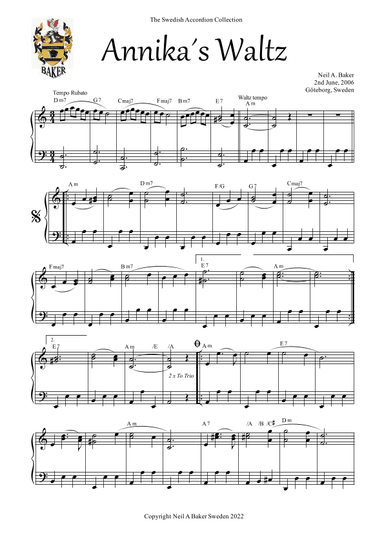 Annika´s Waltz G&F