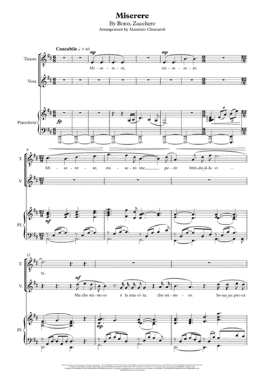 Miserere (arr. Maurizio Chiavaroli)