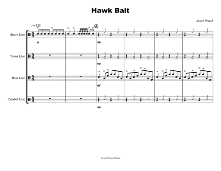 Hawk Bait (Drumline Cadence)