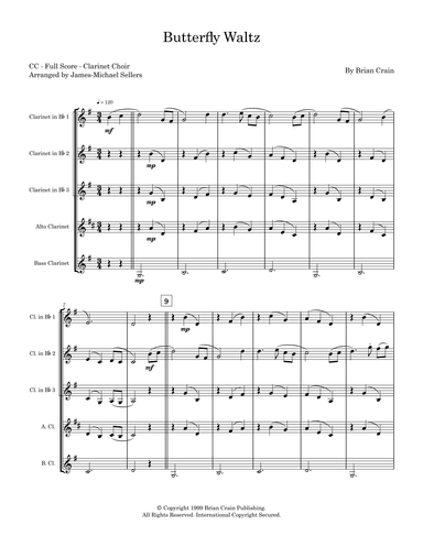 Butterfly Waltz (arr. James-Michael Sellers)