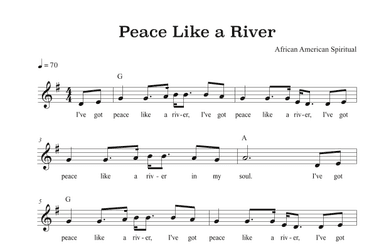 Peace Like a River (arr. Riverside Guitar School)