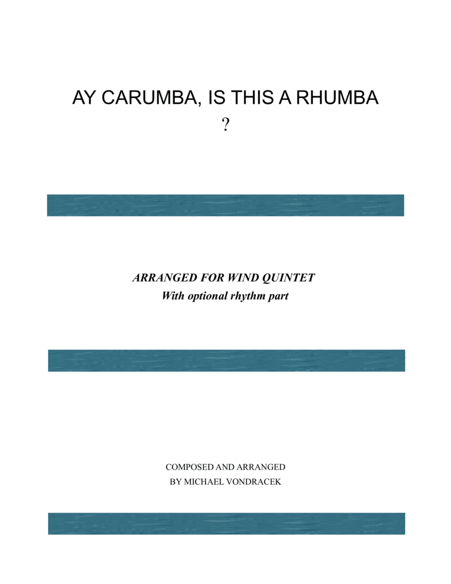 AY CARUMBA, IS THIS A RHUMBA