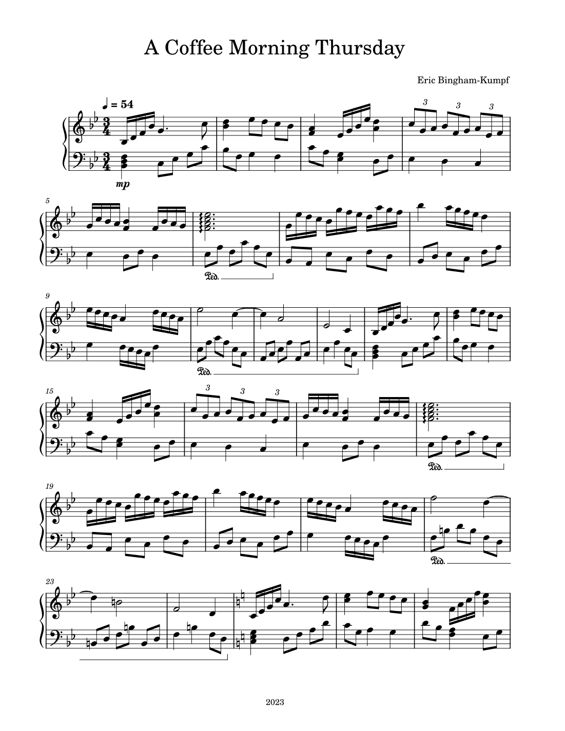 A Coffee Morning Thursday