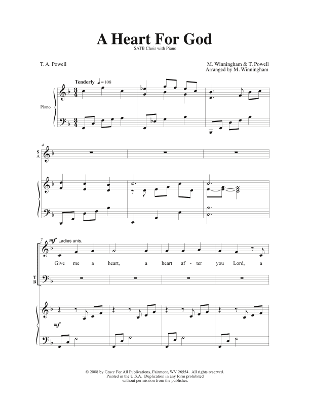 A Heart For God