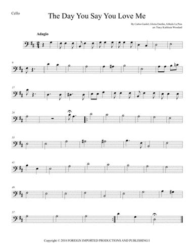 The Day You Say You Love Me (arr. Tracy Kathleen Woodard)