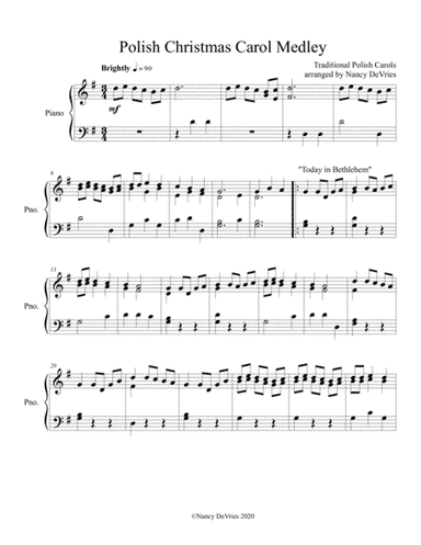Polish Christmas Carol Medley (arr. Nancy DeVries)