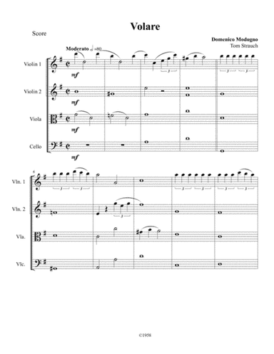 Volare (arr. Tom Strauch)