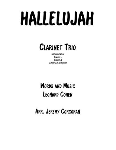 Hallelujah (arr. Jeremy Corcoran)
