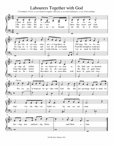 Labourers Together with God