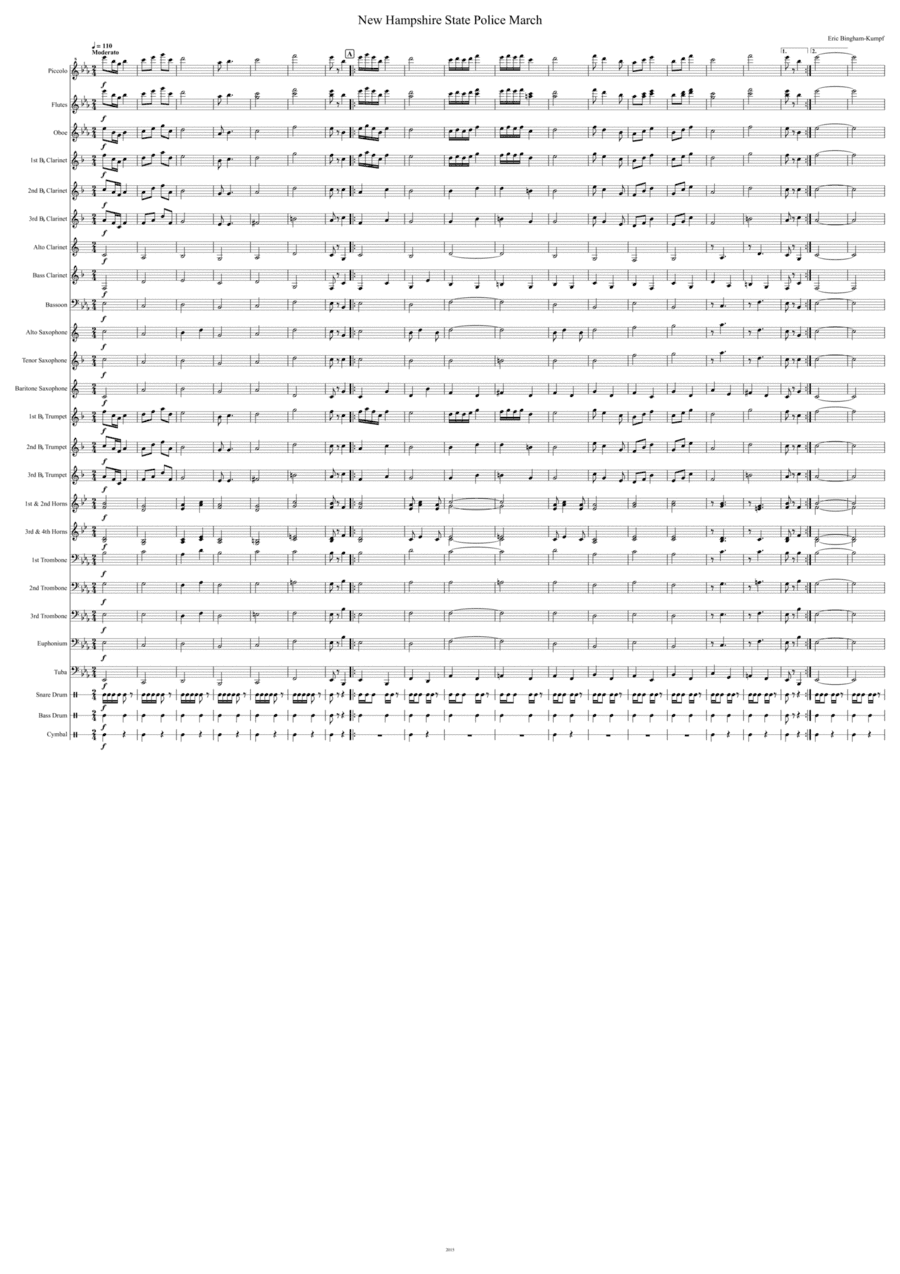 New Hampshire State Police March