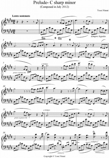 Prelude in C# minor