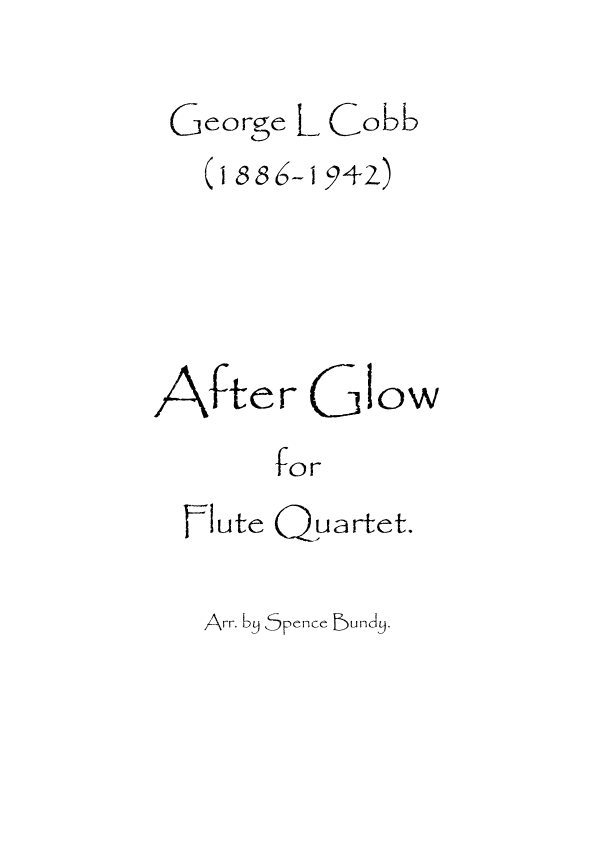 After Glow (arr. Spence Bundy)
