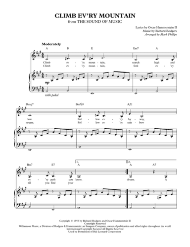 Climb Ev'ry Mountain (arr. Mark Phillips)
