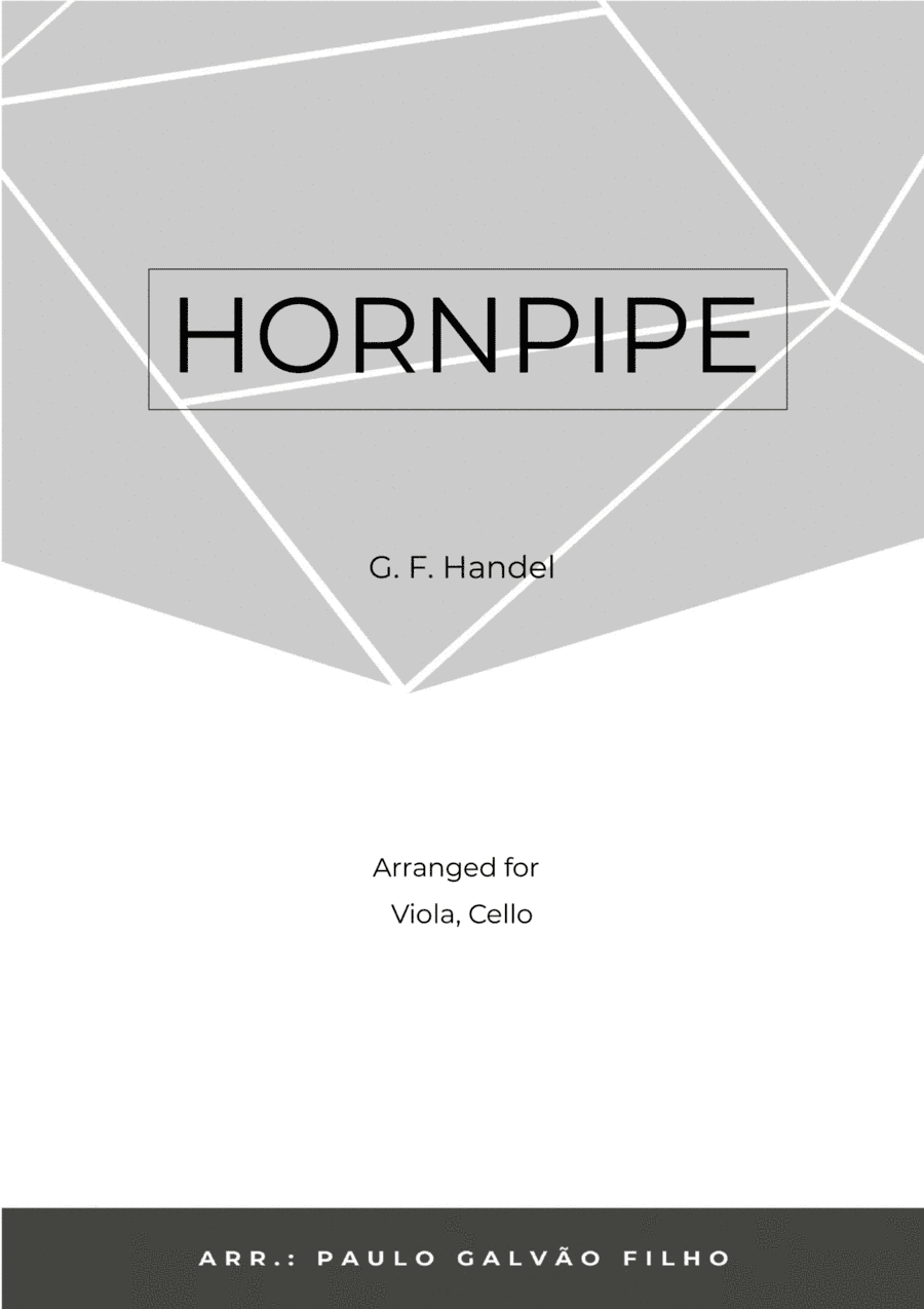 HORNPIPE - HANDEL - VIOLA & CELLO (arr. Paulo Galvão Filho)