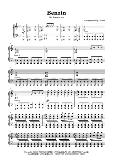 Benzin (arr. Garfed)