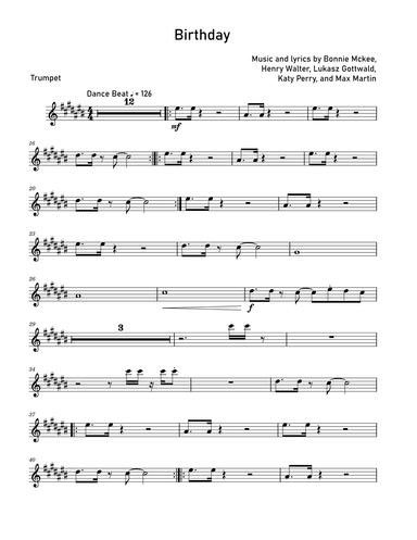 Birthday (arr. David Lartey)