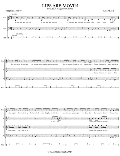 Lips Are Movin' (arr. Evan Feist)
