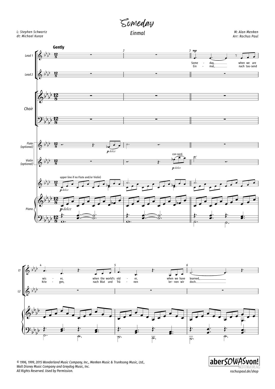 Someday (arr. Rochus Paul)