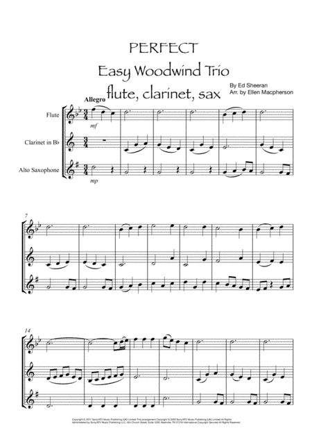 Perfect (arr. Ellen Macpherson)