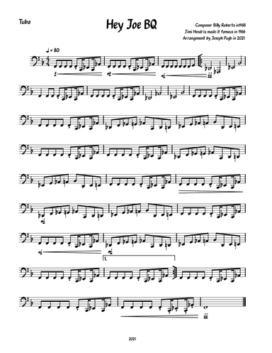 Hey Joe (arr. Joseph Pugh)