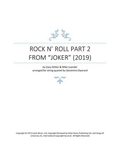 Rock & Roll - Part II (the Hey Song) (arr. Geronimo Oyenard)