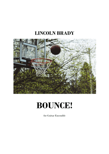 BOUNCE! - Junior Guitar Ensemble (Score & Parts)