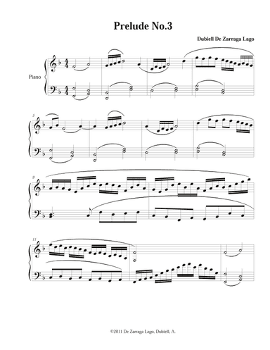 Ten Preludes No.3