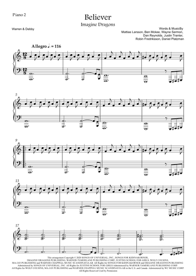 Believer (arr. Warren & Debby)