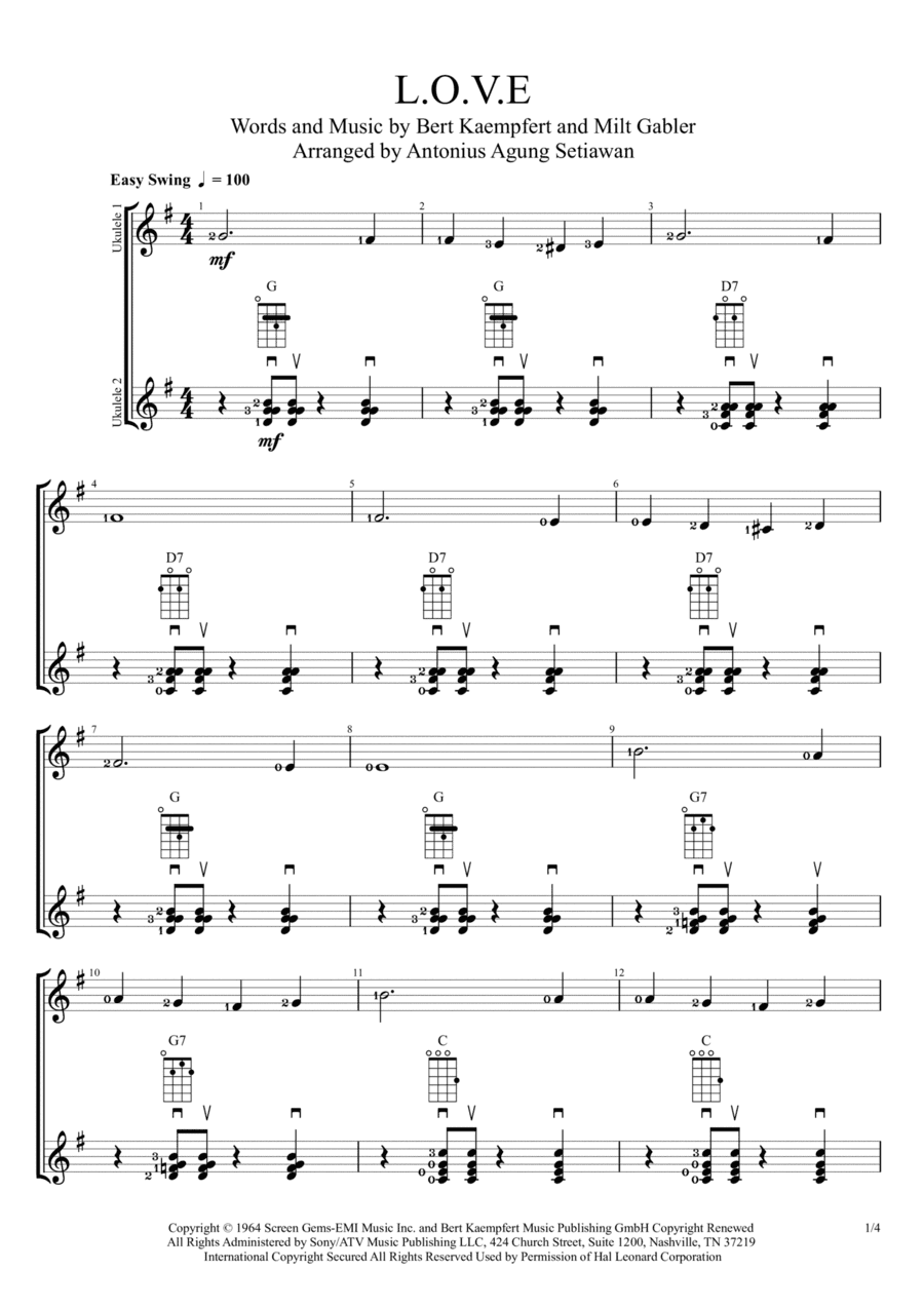 L-o-v-e (arr. Antonius Agung Setiawan)