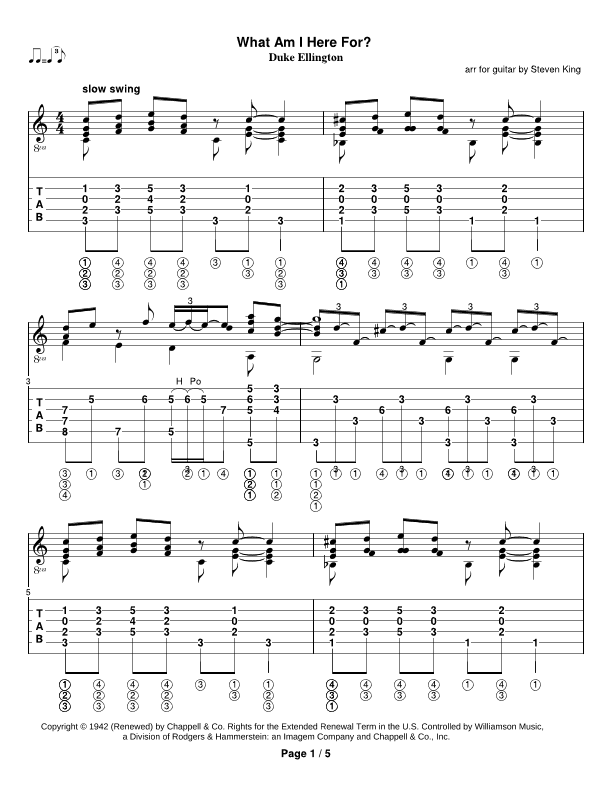 What Am I Here For? (arr. Steven Michael King)