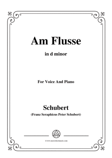 Schubert-Am Flusse (By the River),D.160,in d minor,for Voice&Piano (arr. MSM)