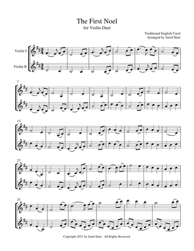 The First Noel (arr. Jared Starr)