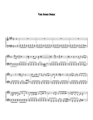 Tube Snake Boogie (arr. Biegler)