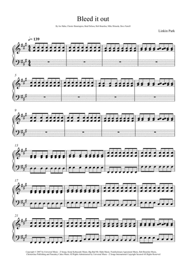 Bleed It Out (arr. André Laitano)